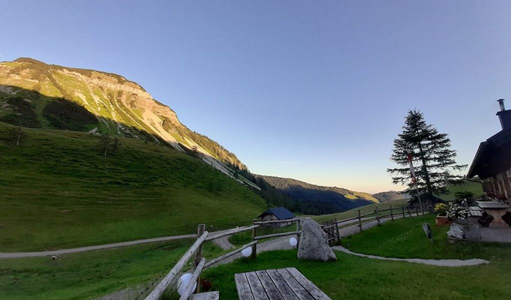 Posch´n Hütte auf der Genneralm - Hintersee - Fuschlsee