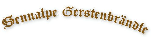 Logo - Sennalpe Gerstenbrändle - Gunzesried - 0