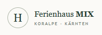 Logo - Ferienhaus MIX Koralpe - Wolfsberg - Kärnten