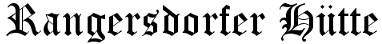 Logo - Rangersdorfer Hütte - Wenneberg - Kärnten