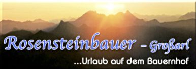 Logo - Rosensteinhof - Großarl - Salzburg