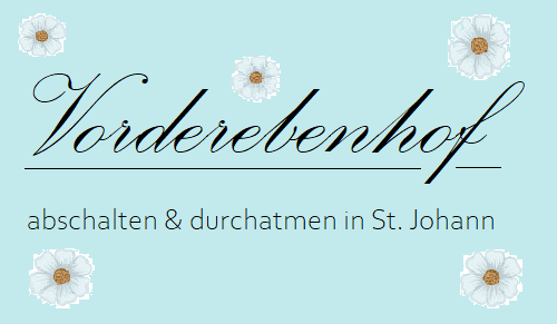 Logo - Vorderebenhof - St. Johann im Pongau - Salzburg