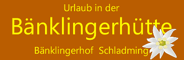 Logo - Bänklingerhütte - Schladming - Steiermark
