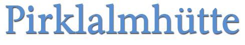 Logo - Pirklalmhütte - Pruggern - Steiermark