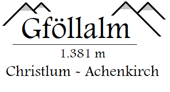 Logo - Gföllalm - Achenkirch - Tirol