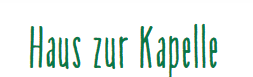 Logo - Haus zur Kapelle - St. Gallenkirch - Vorarlberg